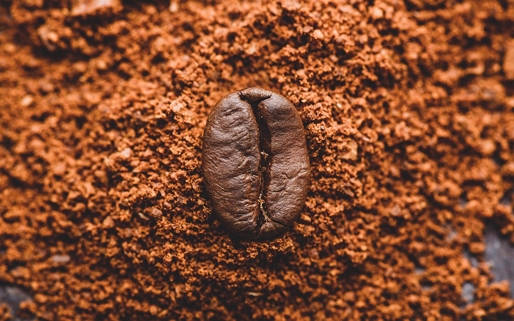 grinded coffee